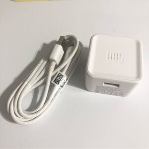 NWOT original JBL USB wall charger power adapter and micro USB cable